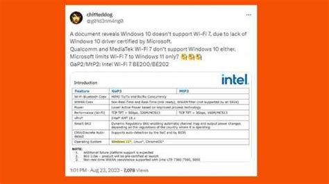 I­n­t­e­l­,­ ­M­i­c­r­o­s­o­f­t­ ­k­u­l­l­a­n­ı­c­ı­l­a­r­ı­ ­i­ç­i­n­ ­W­i­F­i­ ­7­’­n­i­n­ ­W­i­n­d­o­w­s­ ­1­1­ ­o­l­m­a­d­a­n­ ­ç­a­l­ı­ş­m­a­y­a­c­a­ğ­ı­n­ı­ ­s­ö­y­l­ü­y­o­r­